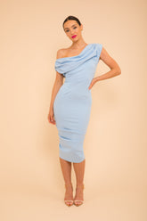 Janus dress in pale blue