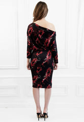Honor Gold Aubrey Floral Cocktail Dress