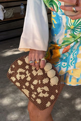 Jaden Beaded Clutch Bag