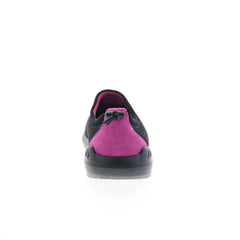 Bearpaw Jack 2919W-011 Womens Black Suede Slip On Lifestyle Sneakers Shoes