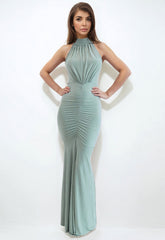 Honor Gold Sage Green Kyra Maxi Dress