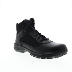 Bates Tactical Sport 2 Mid Side Zip E03161 Mens Black Leather Tactical Boots